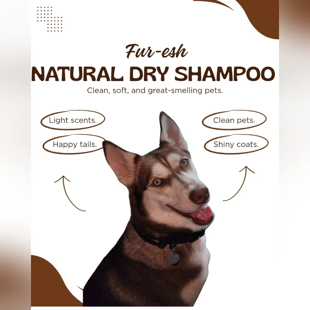 Hand Crafted Star Fur-esh Dog Dry Shampoo